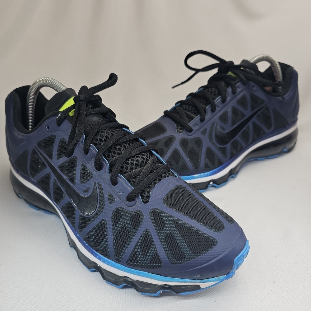 Nike Air Max 2011 Men's 8.5 Binary Blue Black Running Shoes Sneakers 429889-441